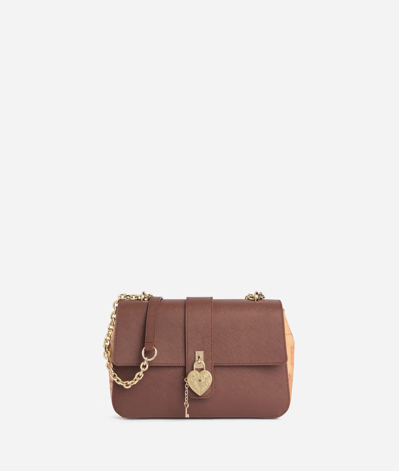 Alviero Martini 1A Classe Western Love Bag Borsa a Tracolla Castagna