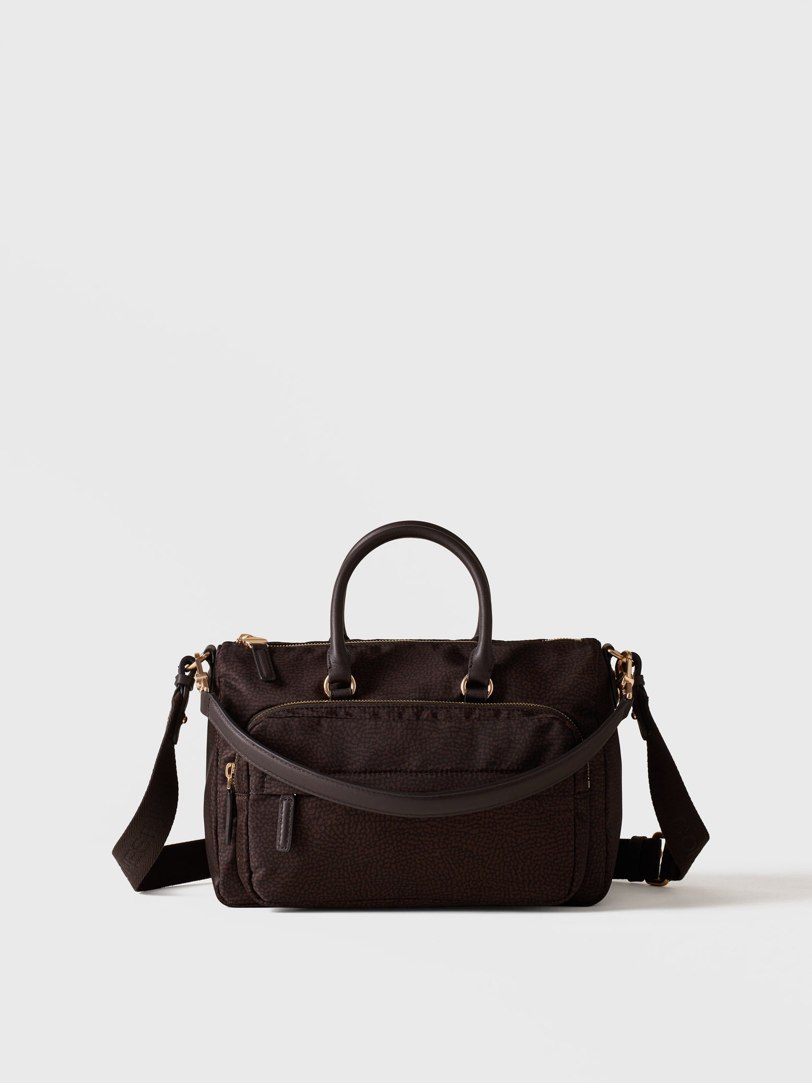 Borbonese B-Club Bauletto Medium Cioccolato