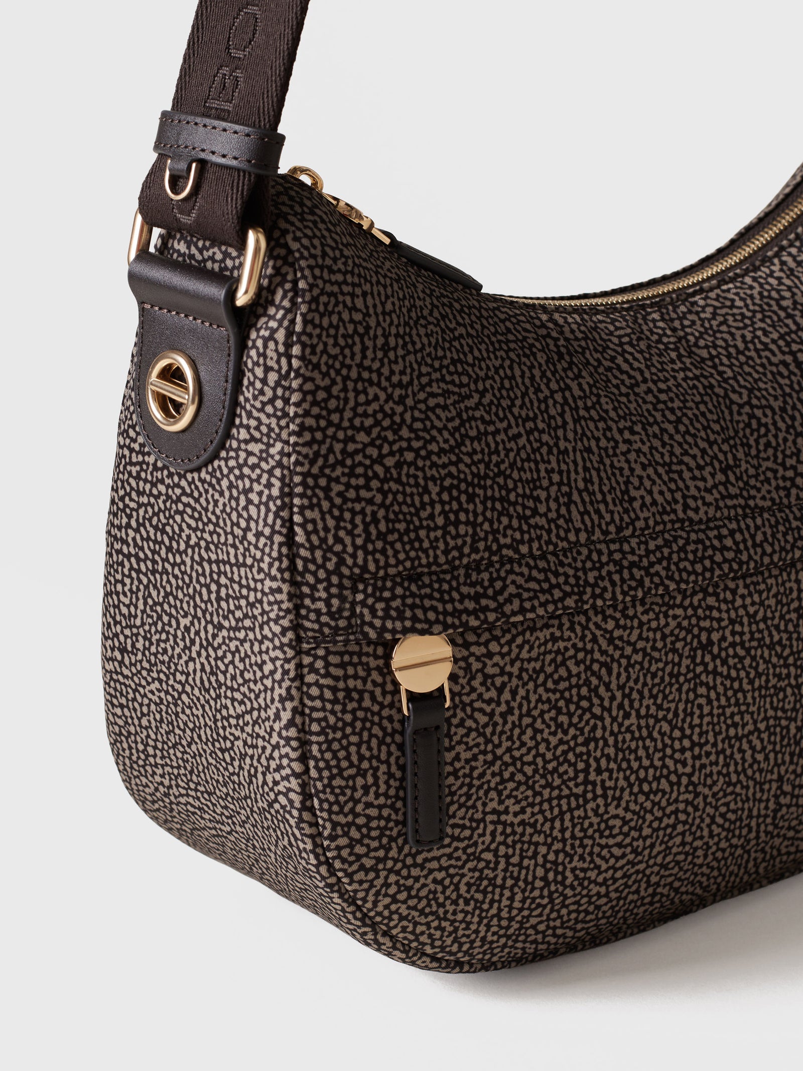 Borbonese B-Club Luna Bag Small Catrame - immagine 5