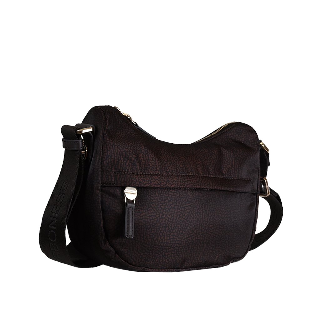 Borbonese B-Club Luna Bag Small Cioccolato - immagine 2