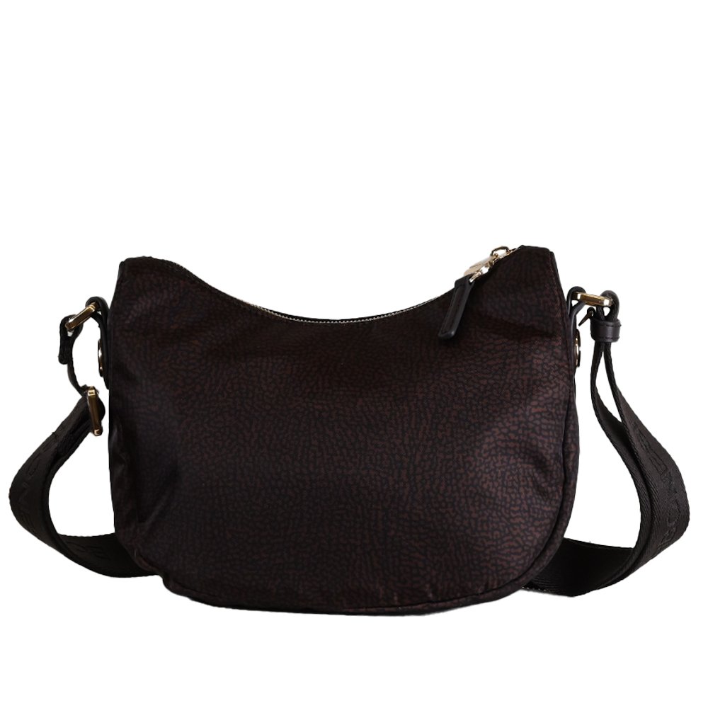 Borbonese B-Club Luna Bag Small Cioccolato - immagine 3