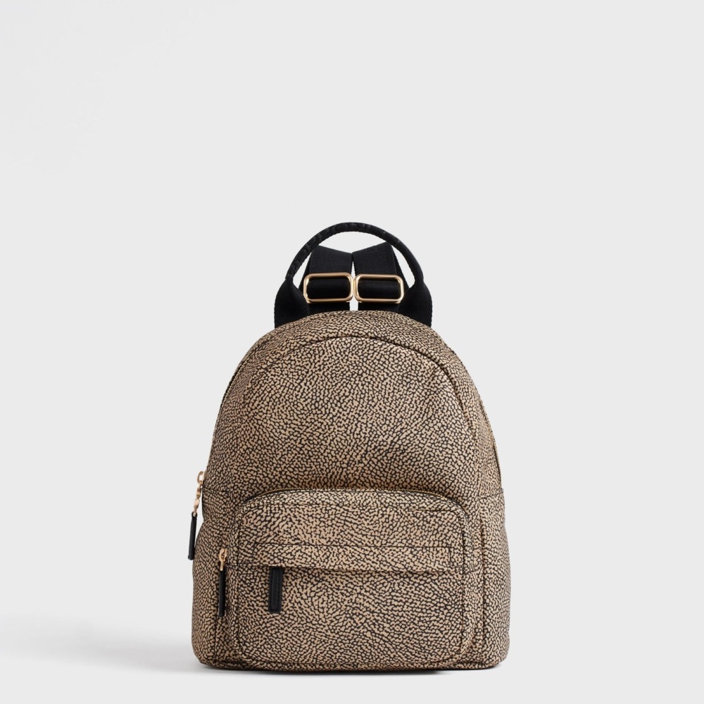 Borbonese B-Club Zaino Op Naturale/Nero