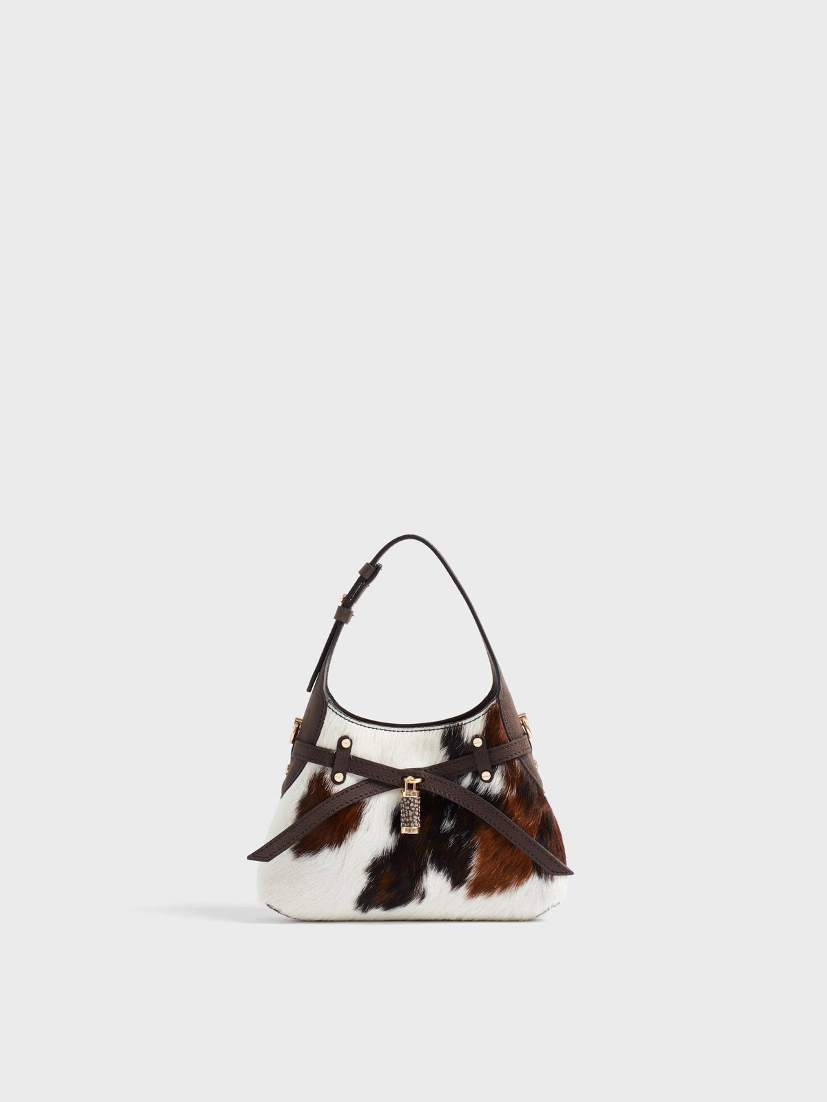 Borbonese B-Halo Mini Bag Naturale/Cacao